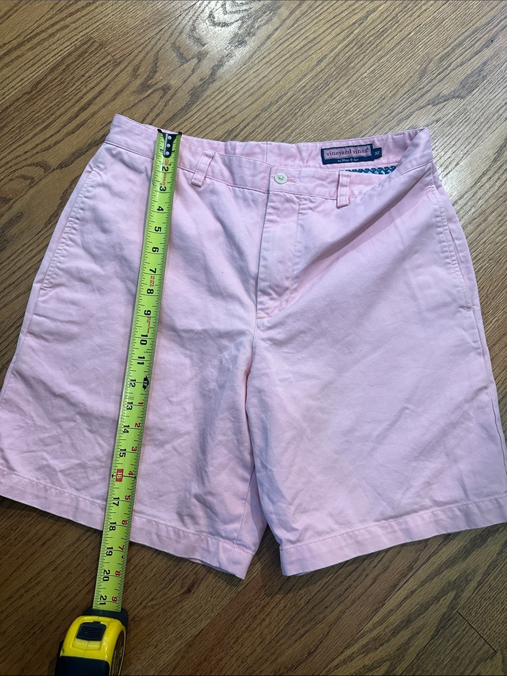 Vineyard Vines Pink Chino Shorts Size 32 Classic Cotton Flat Front